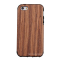 Luxury soft wooden mobile phone case custom for iphon5